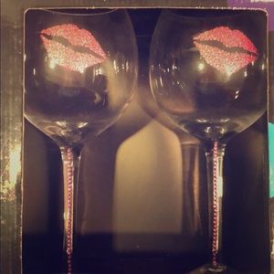 Lip Wine Glasses